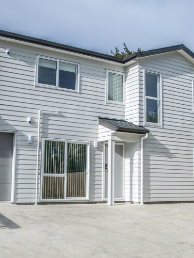 Deck with stair access